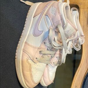 Nike Jordan Mid Pro Pink, Lavender and White Sneakers